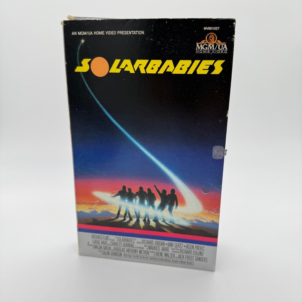 VHS SOLARBABIES MGM Richard Jordan Jami Gertz Jason Patric Alan Jackson